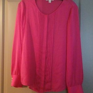 Banana Republic Fuschia blouse